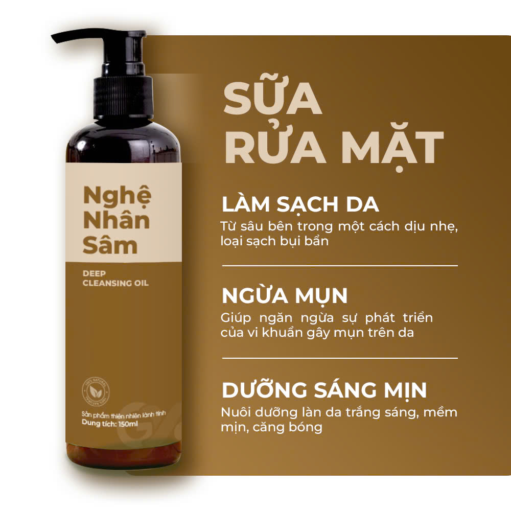 Sữa rửa mặt nghệ nhân sâm - Ảnh 3